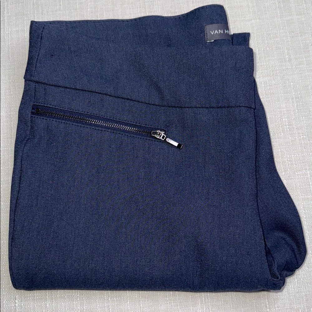 Van Heusen Stretch Extnsible Blue Dress Pants